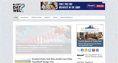 Desktop Screenshot of kloptdatwel.nl